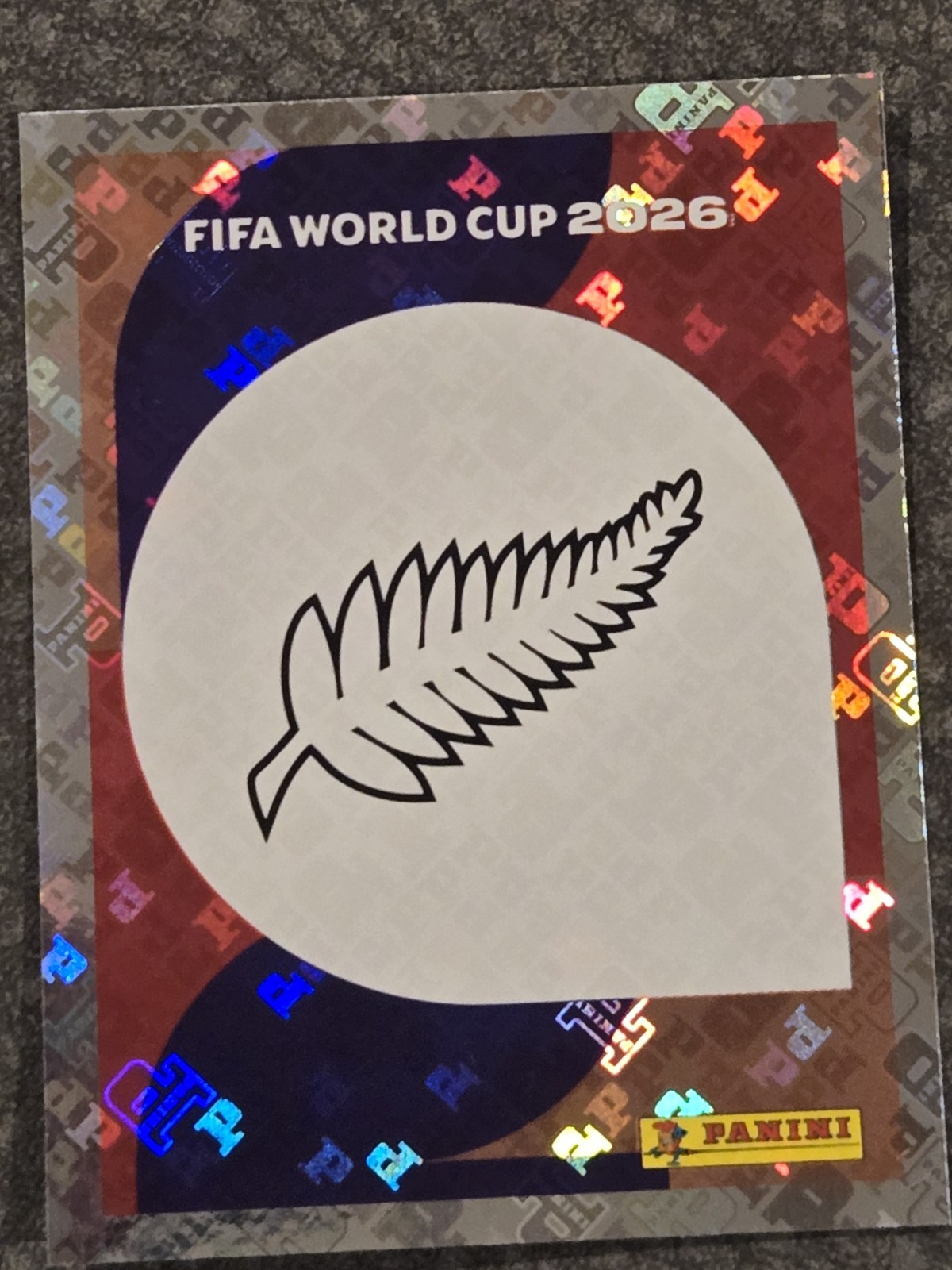 2026 Panini FIFA World Cup Sticker Foil Team Logo #NZL1 New Zealand