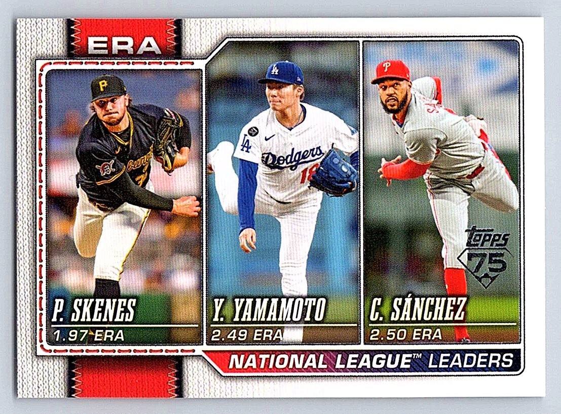 PAUL SKENES, YAMAMOTO, SANCHEZ 2026 TOPPS ERA LDRS #203