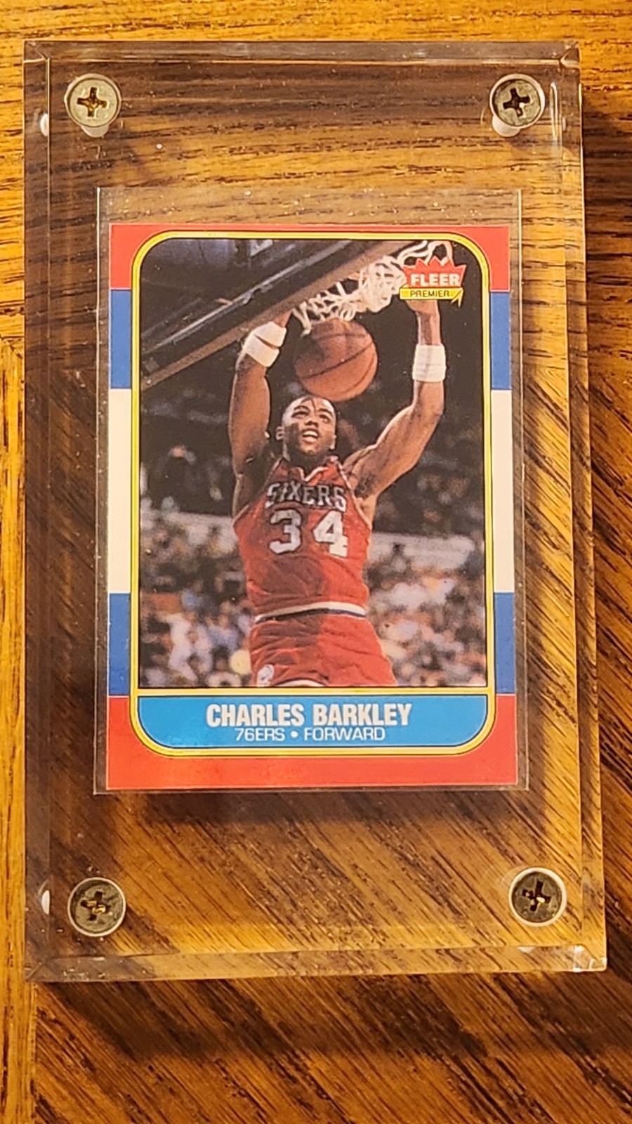 1986-87 Fleer – Charles Barkley #7 (RC)