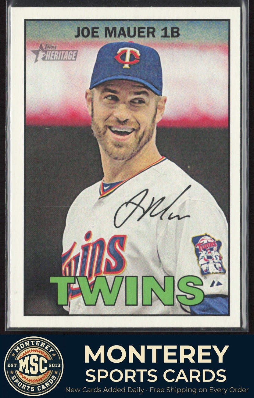 Joe Mauer 2016 Topps Heritage #374 Minnesota Twins