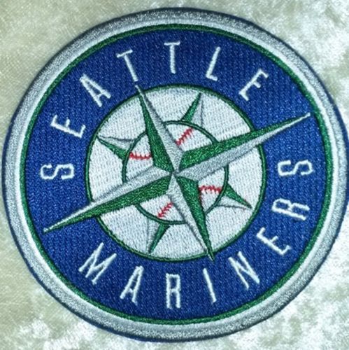 Seattle Mariners 3.5″ Iron /Sew On Embroidered Patch~ Free Tracking!