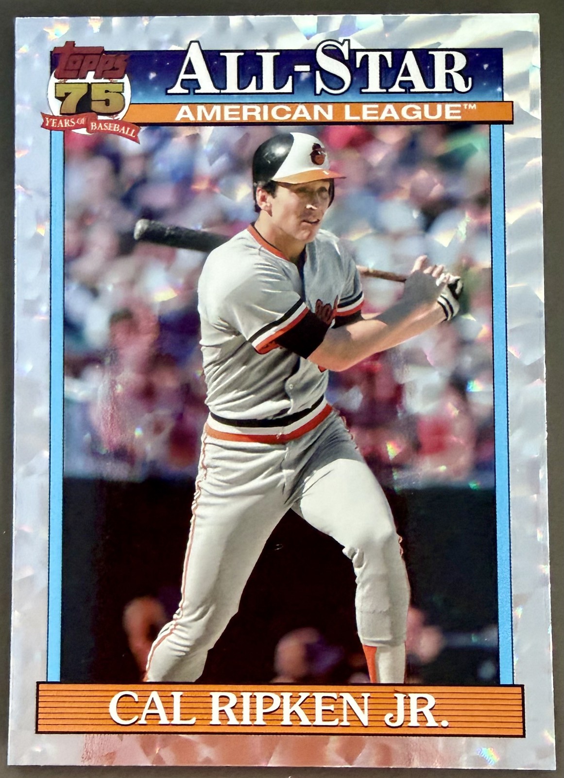 2026 Topps Series 2 Cal Ripken Jr. Crackle Foil 1991 Topps All-Stars #91AS-29