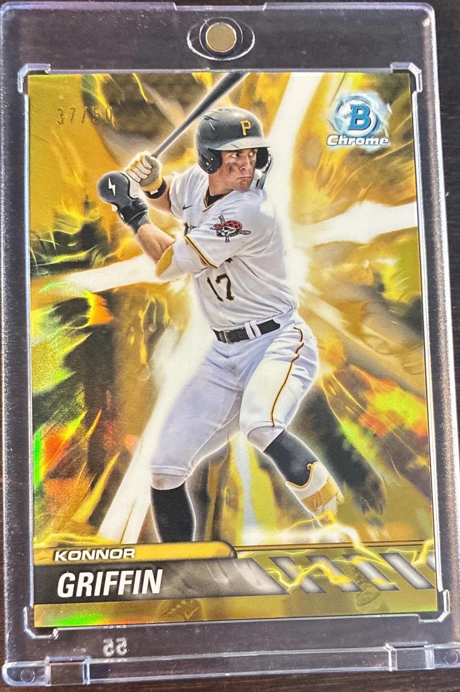 2024 Bowman Draft – Plasma Power Konnor Griffin #PP-10 Gold Refractor /50 (RC)
