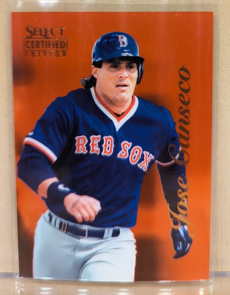 1996 Select CERTIFIED RED #98 Jose Canseco RARE *COLOR MATCH* PARALLEL /1800