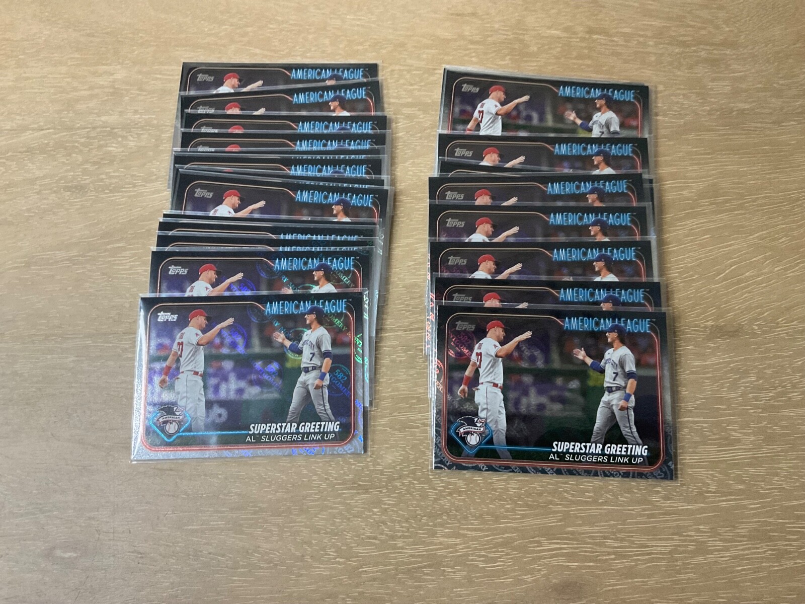2024 Topps 582 Montgomery Club Superstar Greeting #413 Trout/Witt Jr. 30% OFF 2
