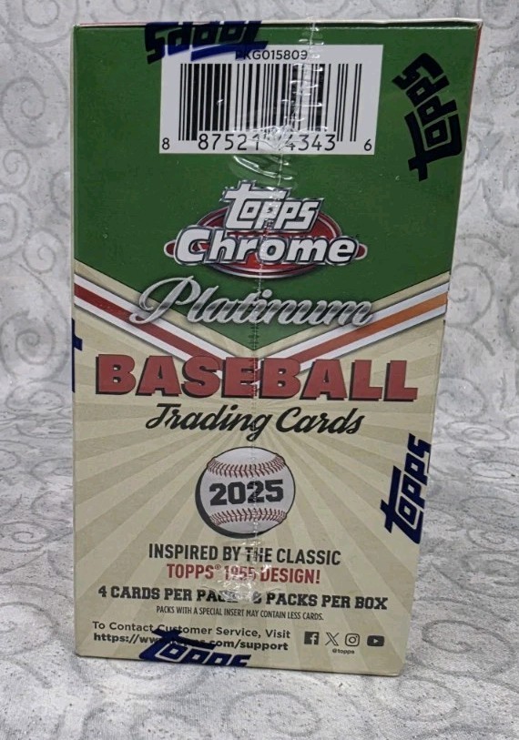 2025 TOPPS CHROME PLATINUM BASEBALL VALUE BLASTER BOX MLB – New / Sealed