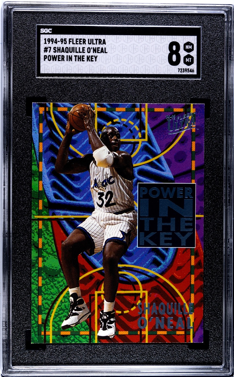 1994-95 Fleer Ultra Power in the Key #7 Shaquille O’Neal
