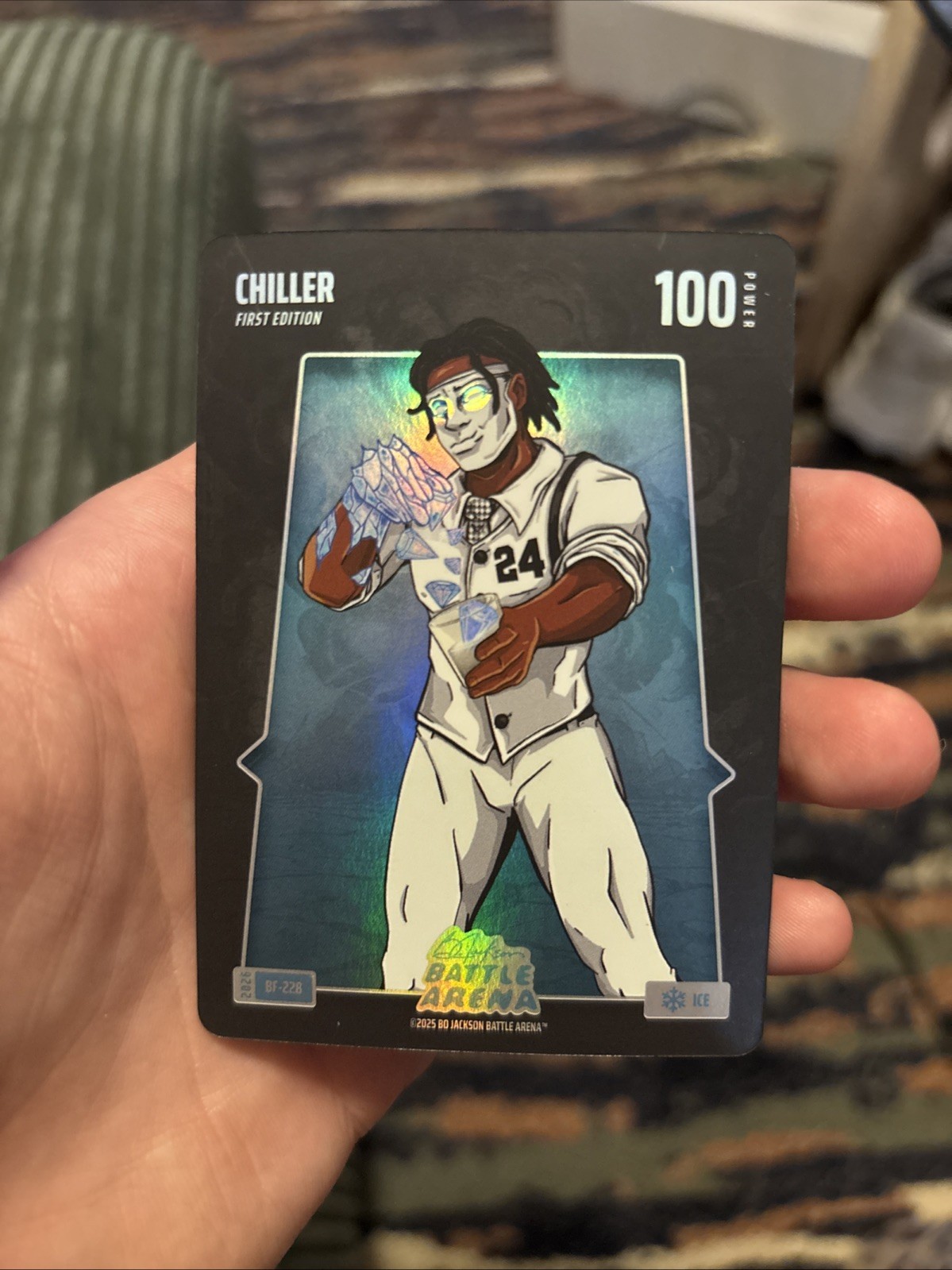 Chiller Cam Thomas 2026 Bo Jackson Battle Arena #BF-228 Battlefoil Ice