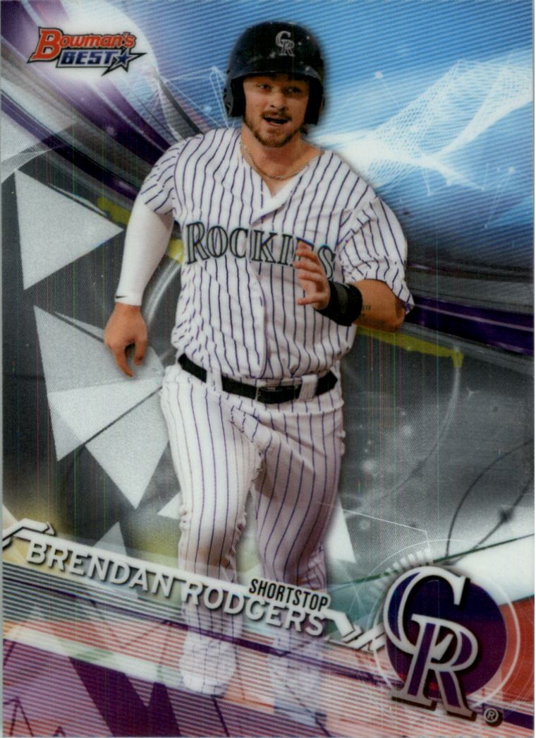 2017 Bowman’s Best Baseball Top Prospects #TP18 Brendan Rodgers