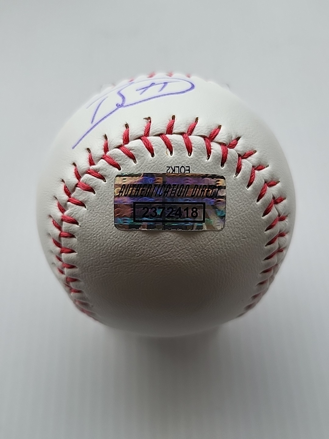 BOBBY WITT JR. Hand-Signed Autographed Baseball with COA and (Protective Case)
