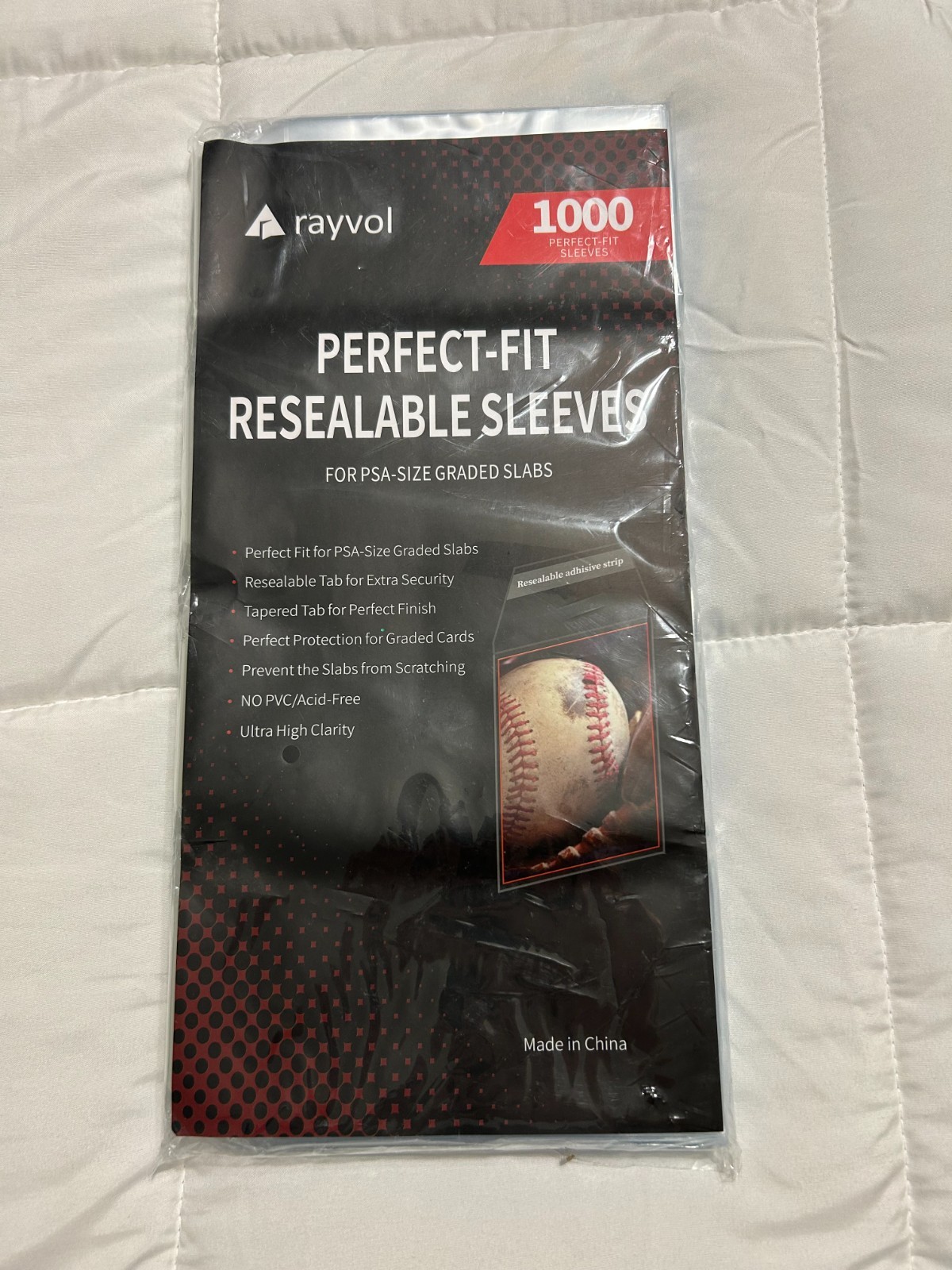1000 Rayvol PSA Perfect Fit Sleeves for Graded Card Slabs