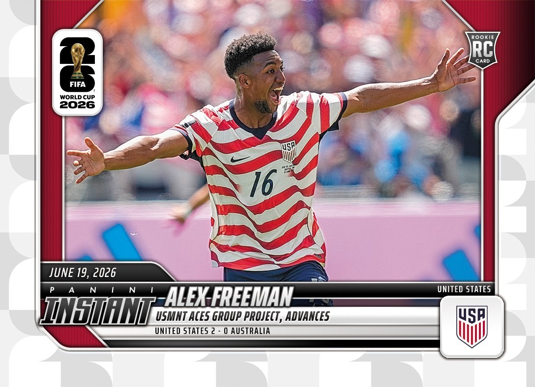 2026 Panini Instant FIFA World Cup #67 Alex Freeman United States RC PRESALE