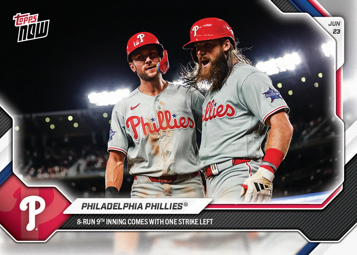Philadelphia Phillies 8-Run 9th Inning 2026 MLB Topps NOW Card 368 Presale