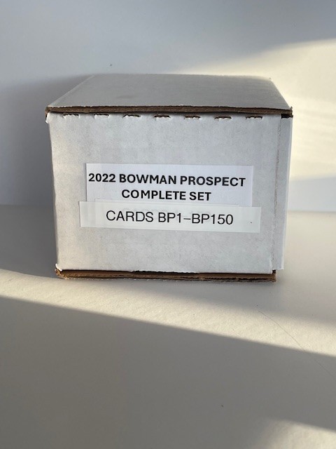 2022 Bowman Prospects Complete Set BP1-BP150