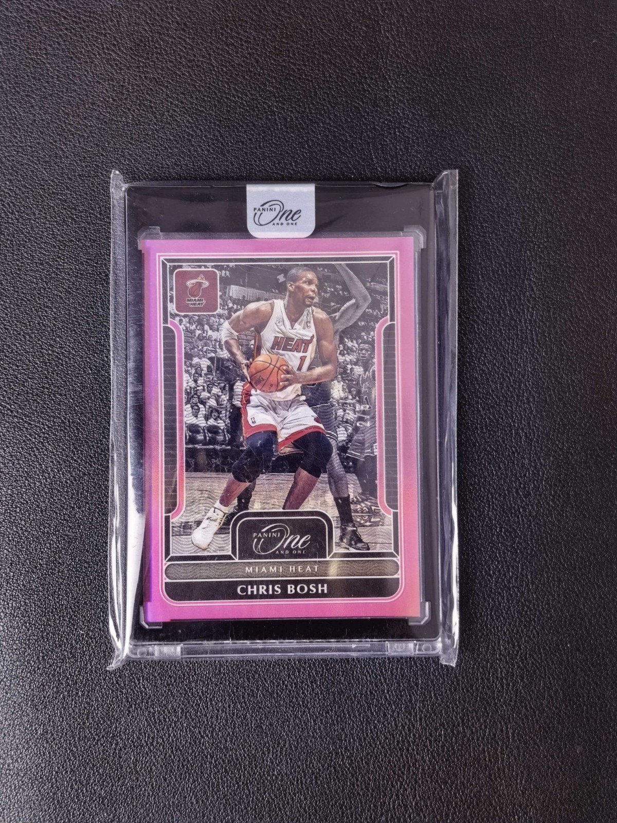 2022-23 Panini One And One Chris Bosh Pink Parallel Base 2/6