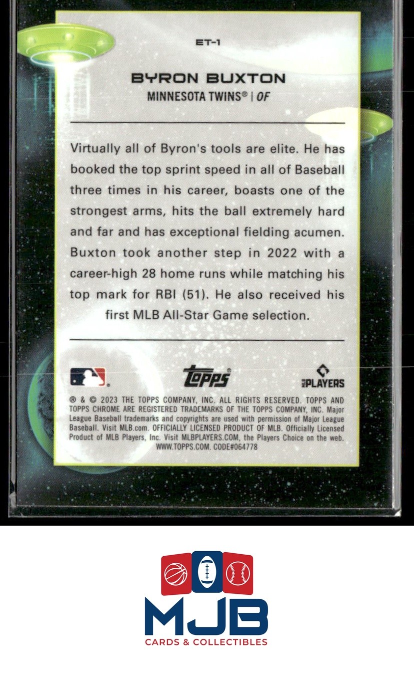2023 Topps Chrome Cosmic Byron Buxton Extraterrestrial Talent #ET-1 Twins