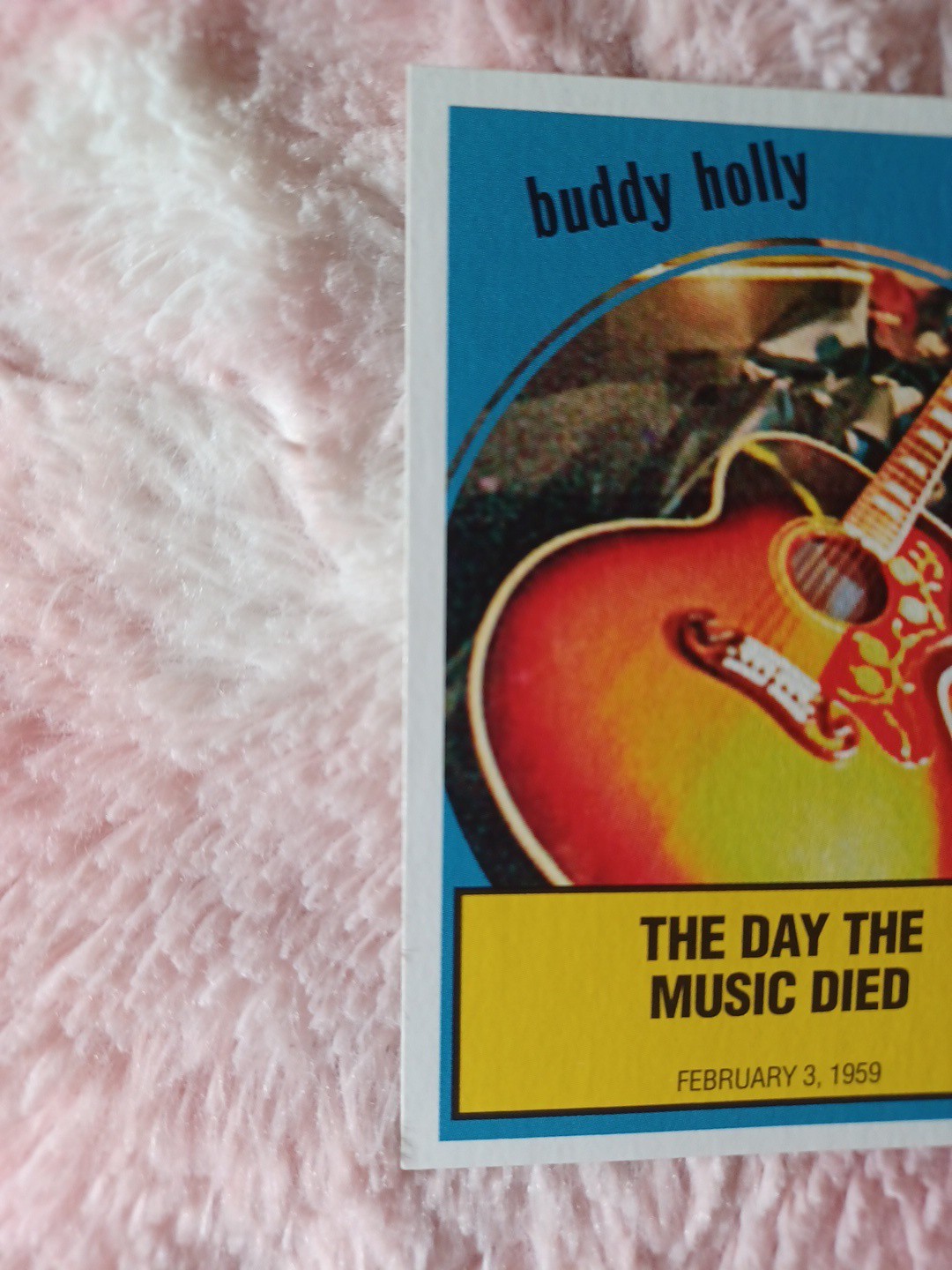 2008 Topps Heritage News Flashback #NF-2 The Day The Music Died Buddy Holly Card