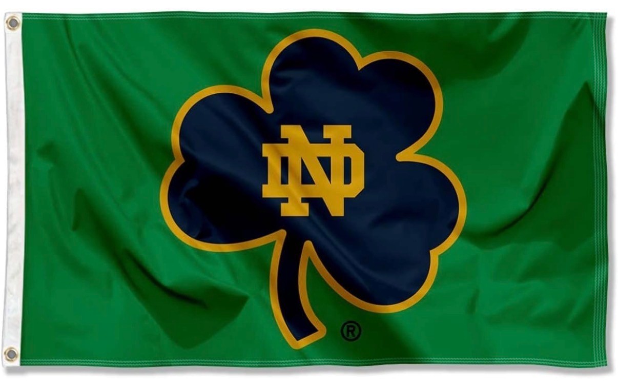 Notre Dame Fighting Irish 3×5 FT FLAG/Banner Basketball/Football NCAA FREE Ship
