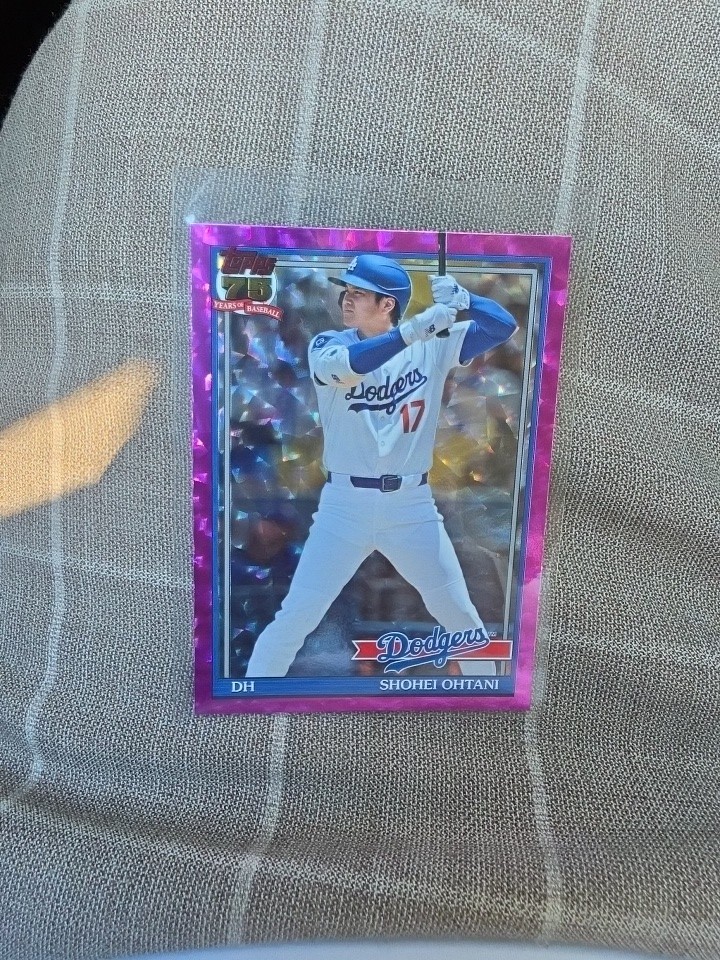 2026 Topps Series 2 1991 All Star Insert Shohei Ohtani Pink Crackle 91B2-1