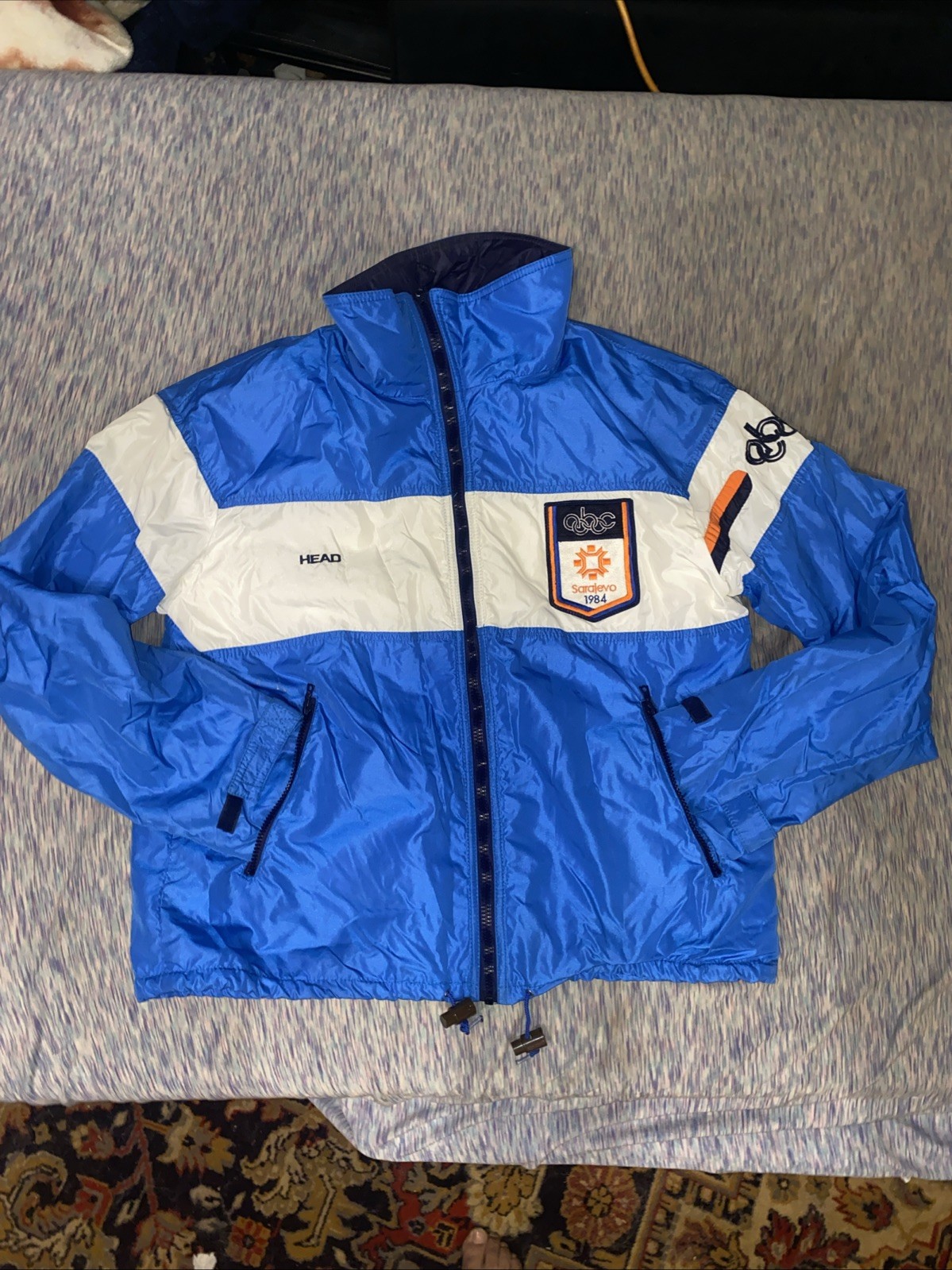Vintage Rare 1984 Sarajevo Winter Olympics ABC Network Jacket Parka Head Brand