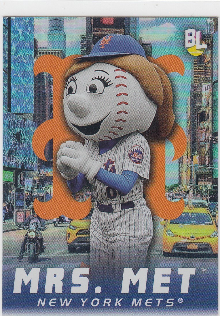 2023 Topps Big League #M-19 Mrs. Met Mascot Foil New York Mets ZV