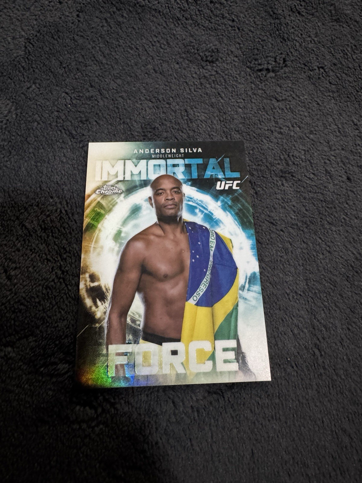 2026 Topps Chrome UFC Anderson Silva Immortal Force Case Hit