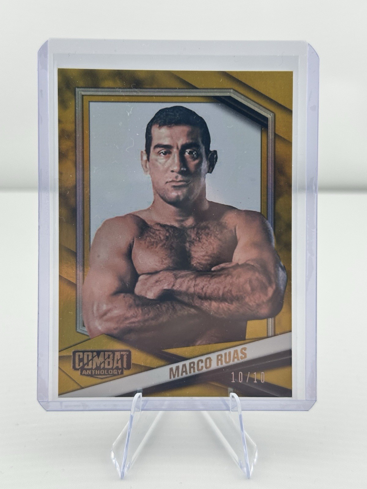 2025 Combat Anthology Marco Ruas Gold Bookend #10/10 TB41
