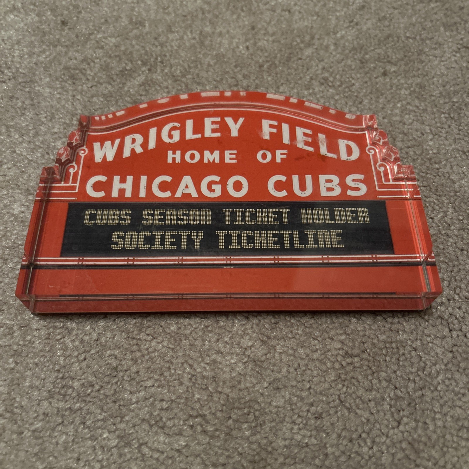 Wrigley Field Mini Resin Marquee