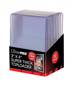 Ultra Pro Toploader 3″ X 4″ Super Thick 180PT 10ct