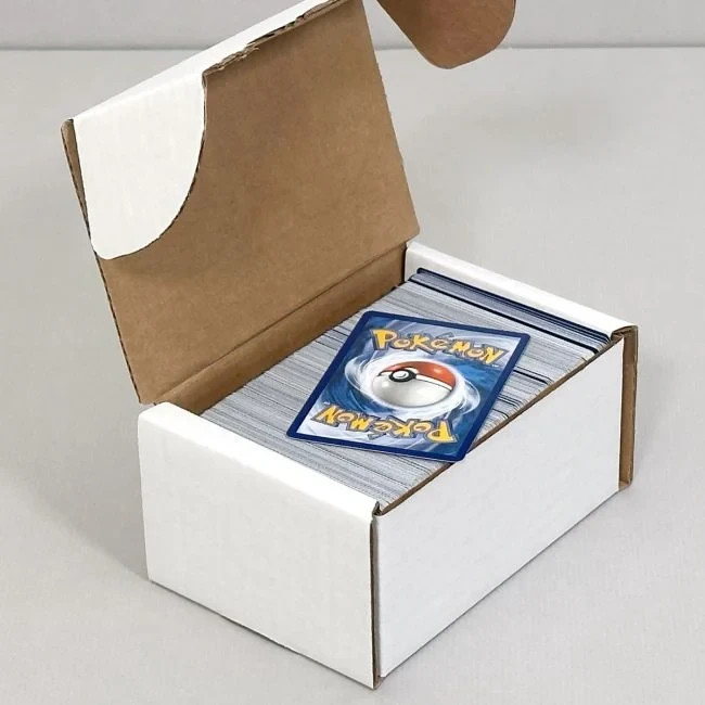 (4x) BCW 300 CT COUNT Corrugated Cardboard Storage Box-Sport Trading Card Boxes