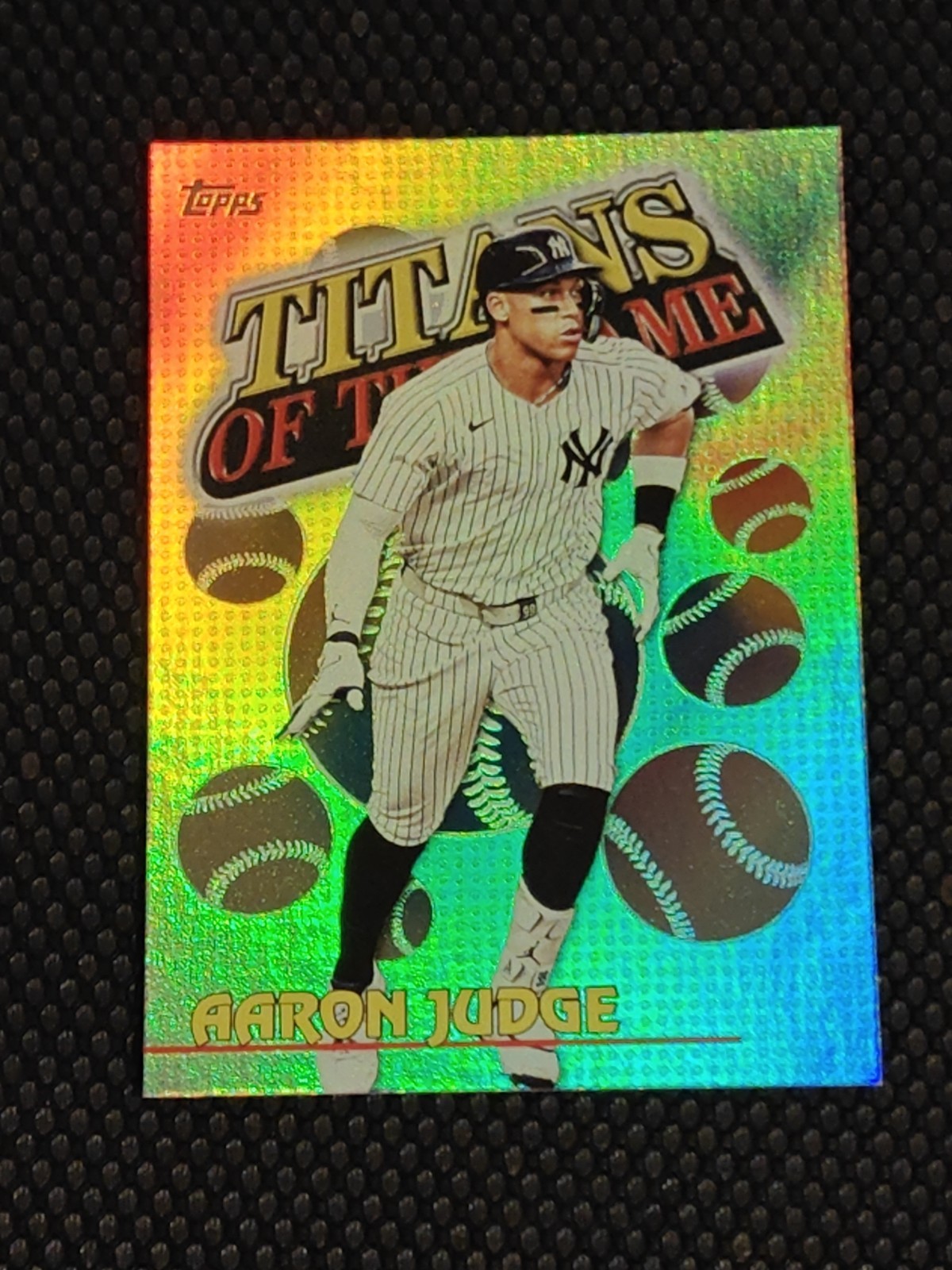 2026 Topps Aaron Judge YANKEES Titans of the Game #TOG-3 RAINBOW FOIL Parallel