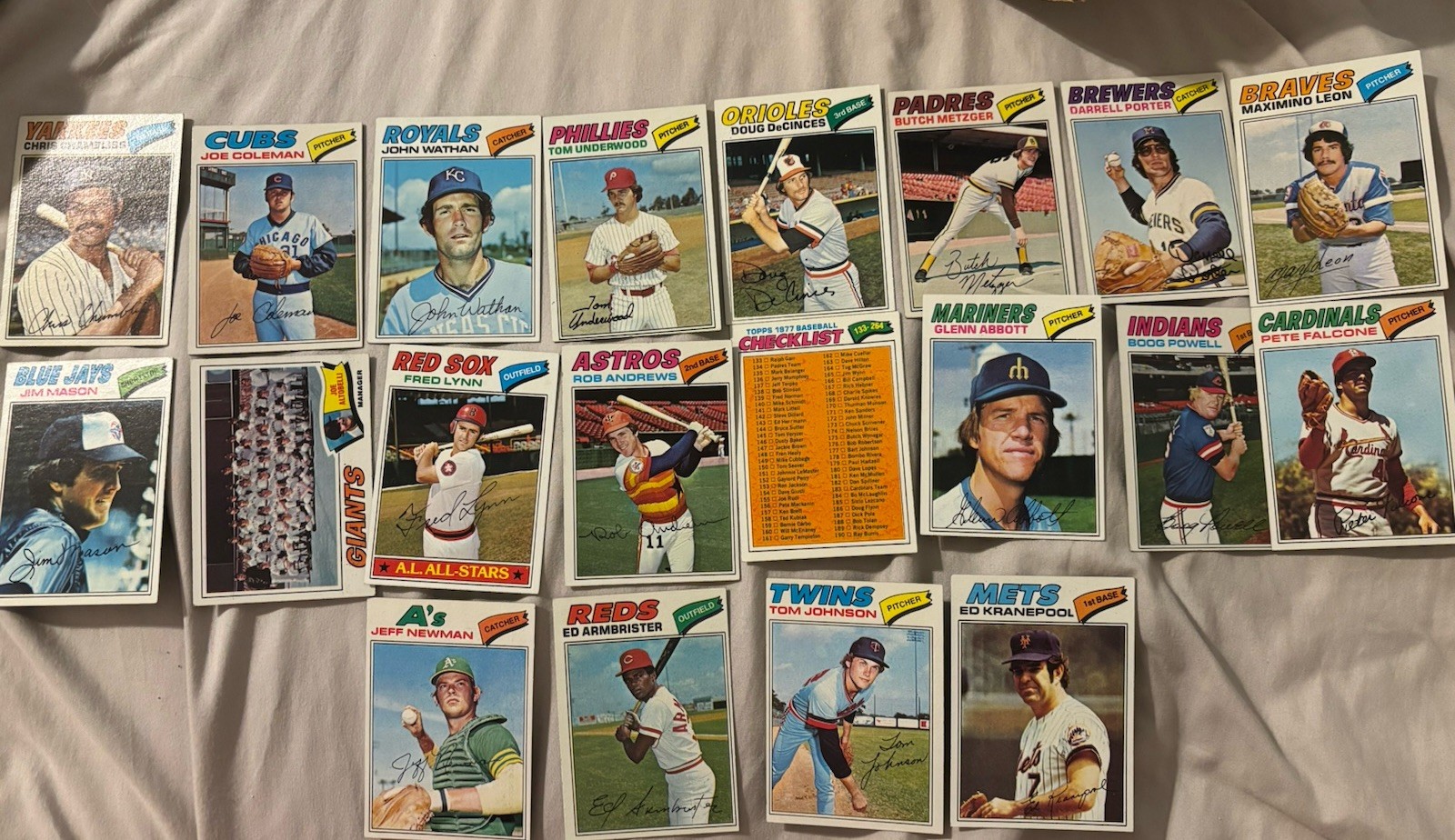 1977 Topps Baseball U-Pick #181-360 VGEX Free shipping on 3+ items