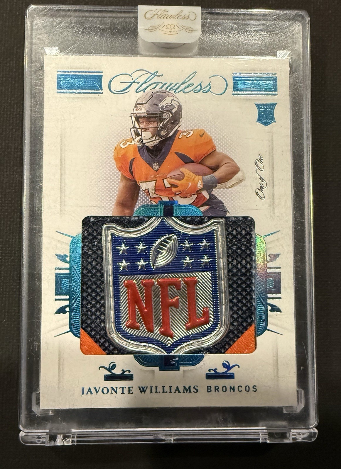 2021 Panini Flawless Javonte Williams **NFL SHIELD 1/1**