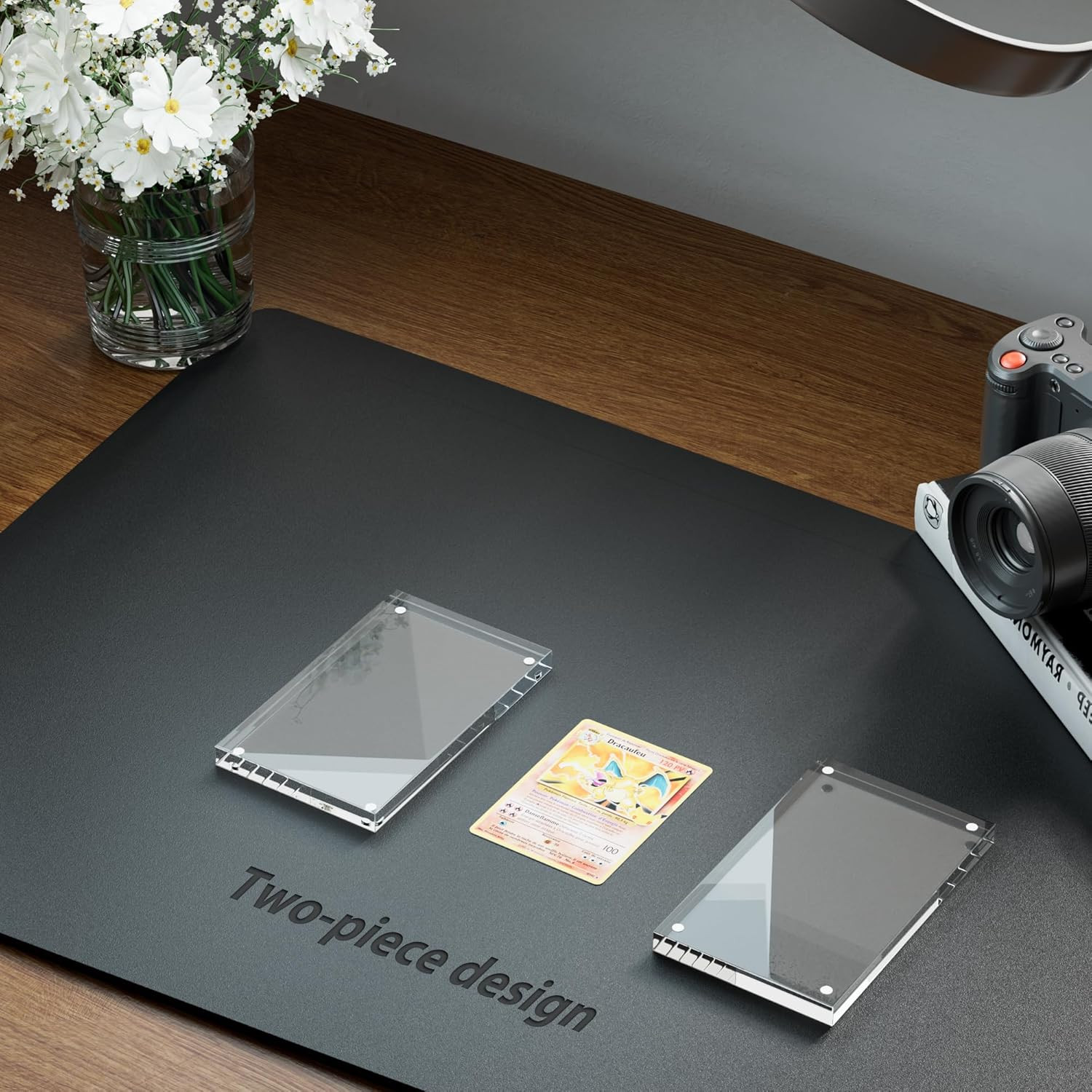 Single Card Display Case, Transparent Card Display Clear Card Stands, 35PT Acryl