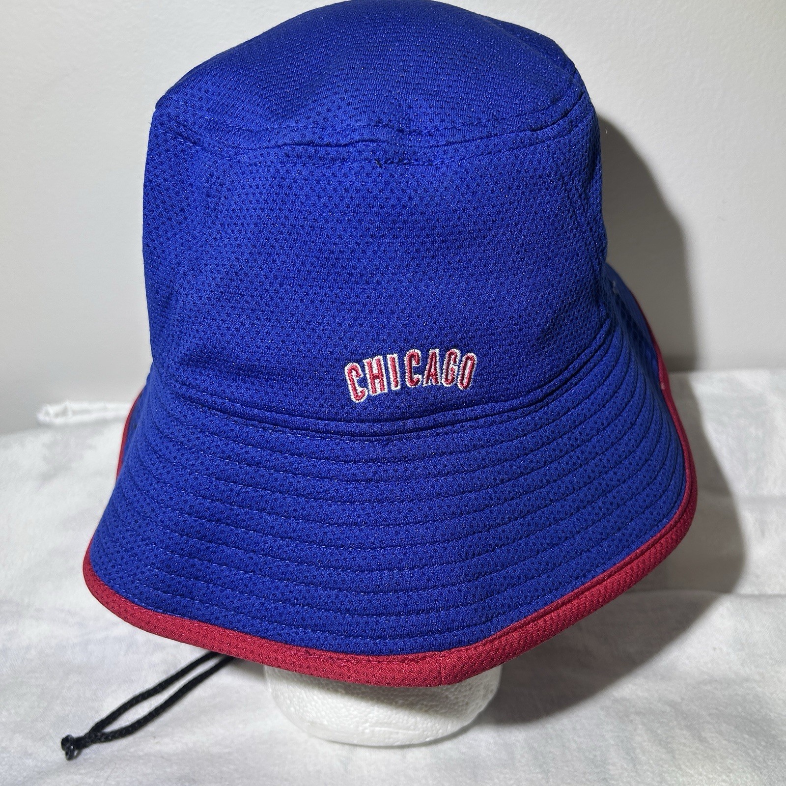 New Era MLB Chicago Cubs Tech Bucket Hat Blue/red Unisex Adult One Size
