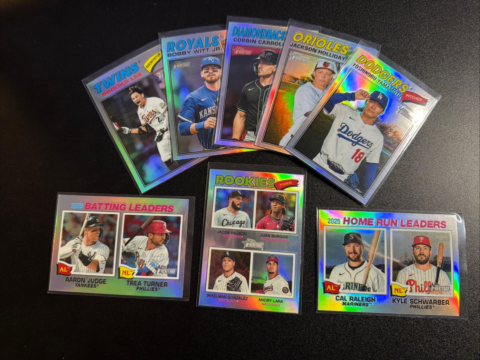2026 Topps Heritage Chrome Refractor – You Pick – Stars, Rookies, Inserts