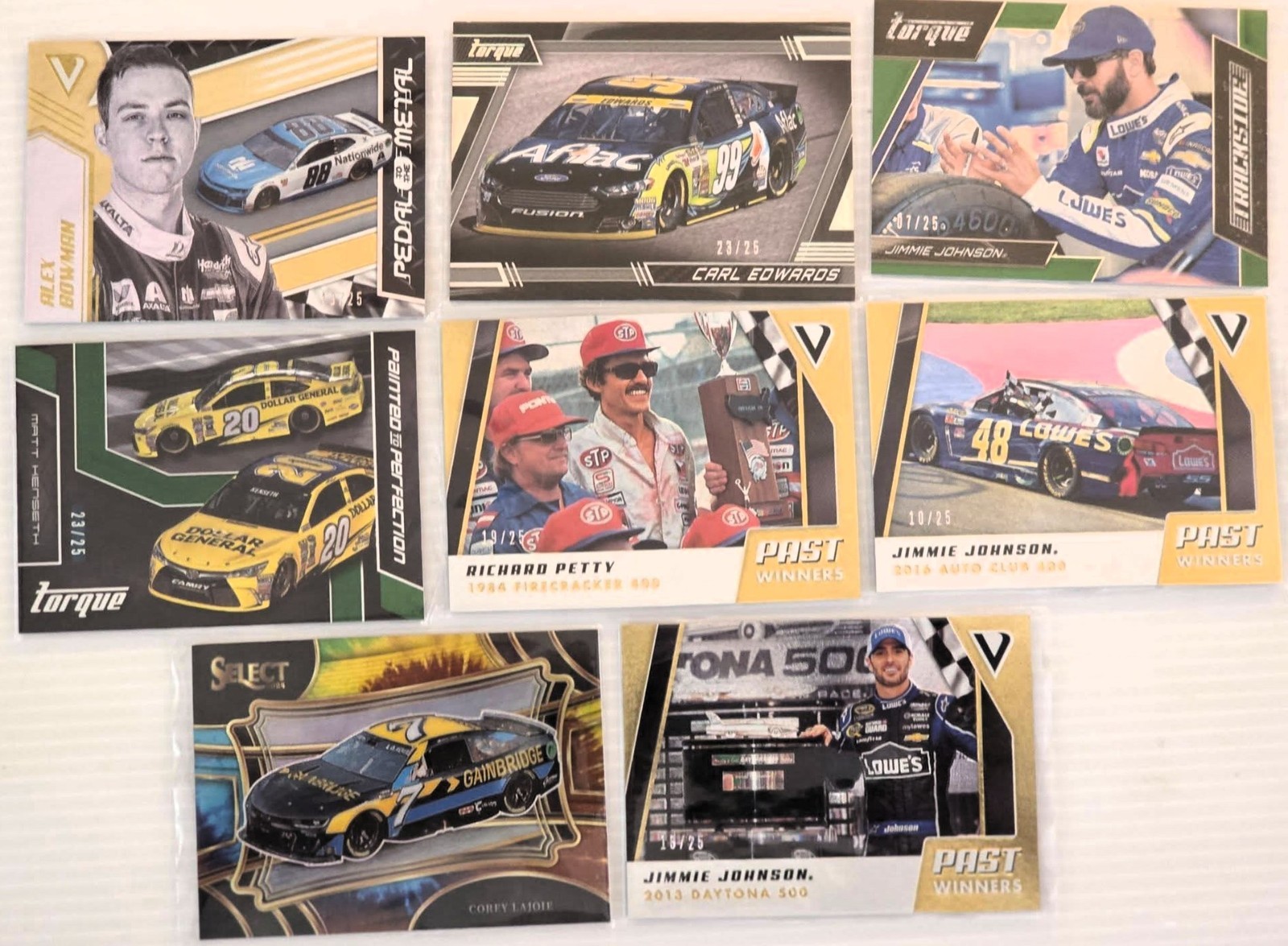 Multi Year 2018, 2019, 2023, 2025, 2026 plus Panini Racing Lot 41 All /25s