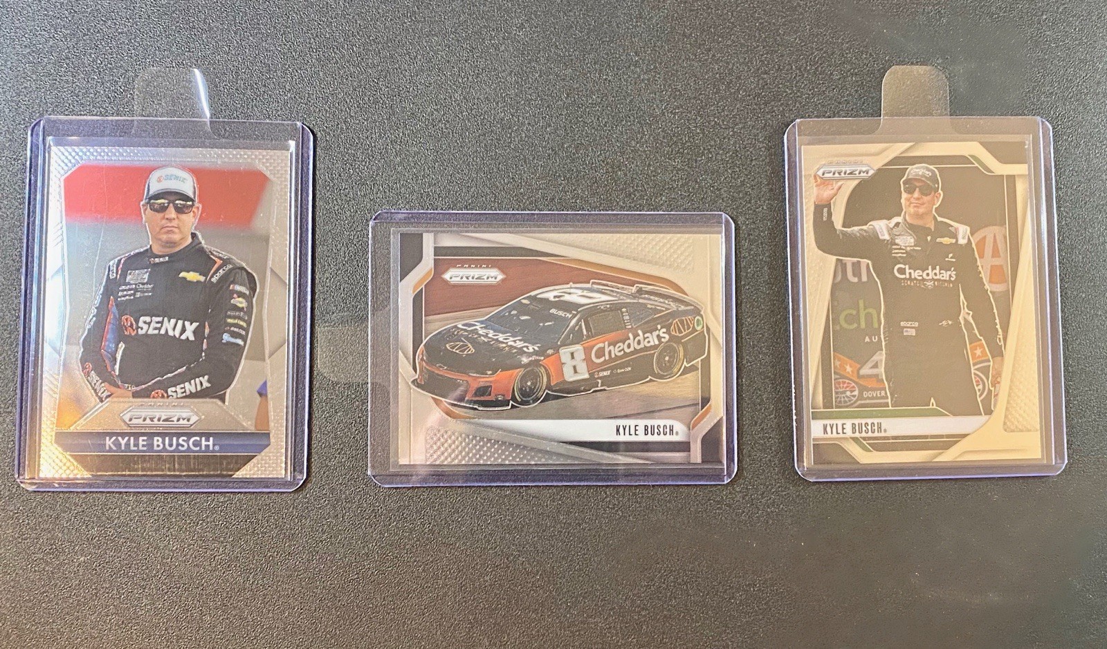 Panini Prizm Racing 3-Card Lot — Kyle Busch NASCAR Auto Racing 2025 Season R.I.P