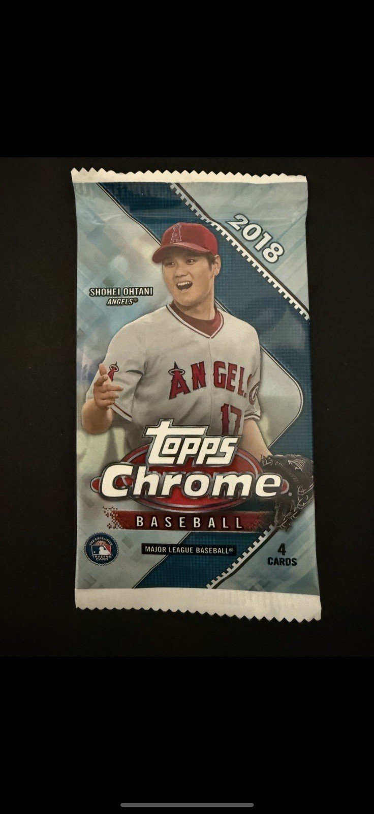 2018 Topps Chrome Baseball Pack BRAND NEW FACTORY SEALED (1 Pack) OHTANI