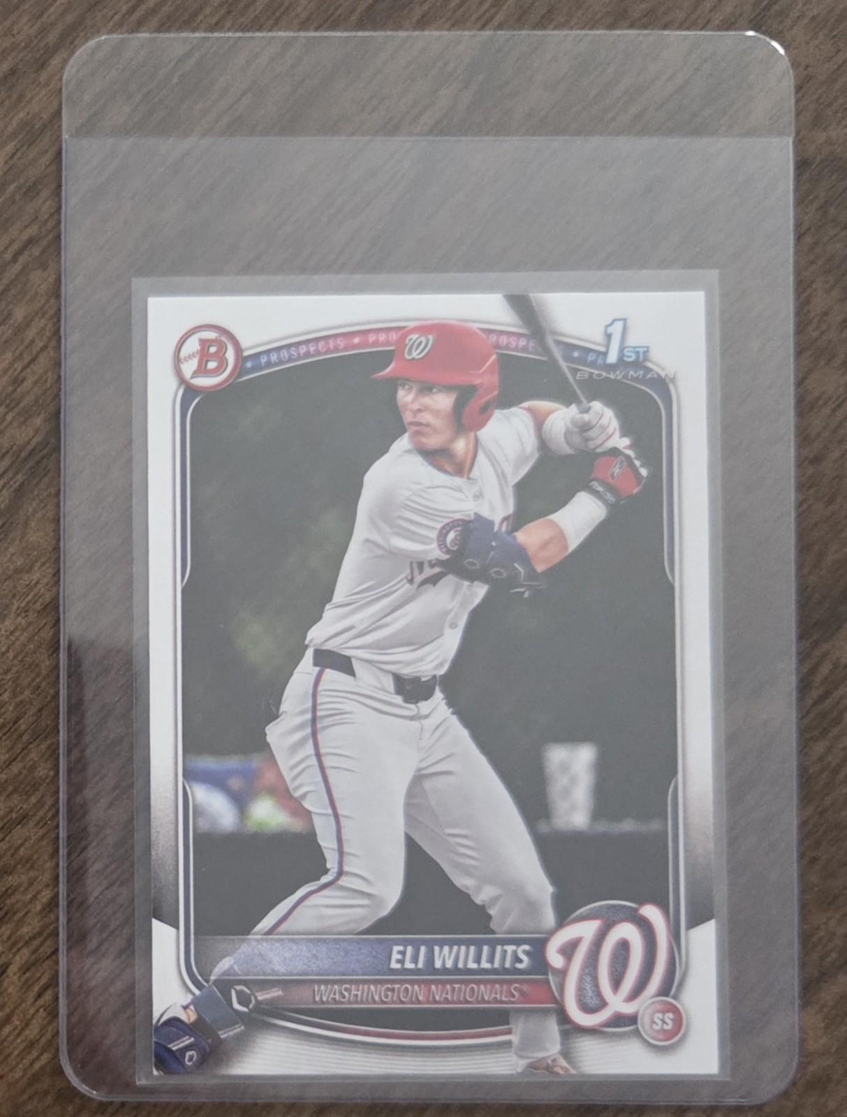 ELI WILLITS 2025 Bowman Draft 1st! #BD-1 Washington Nationals RC