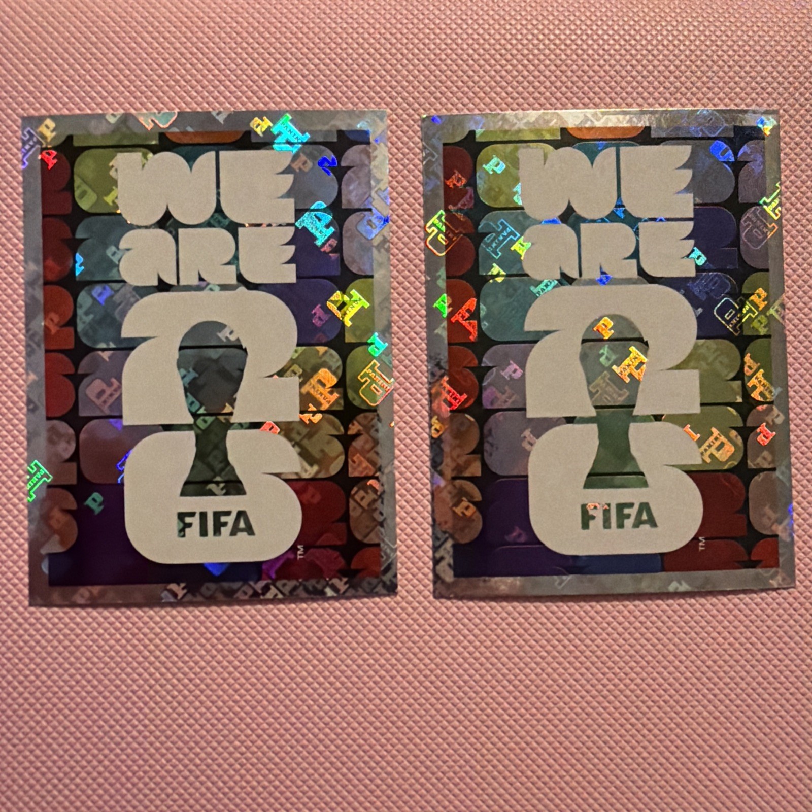 We Are Fifa 26 Logo Emblem Sticker FWC4 Panini World Cup 2026