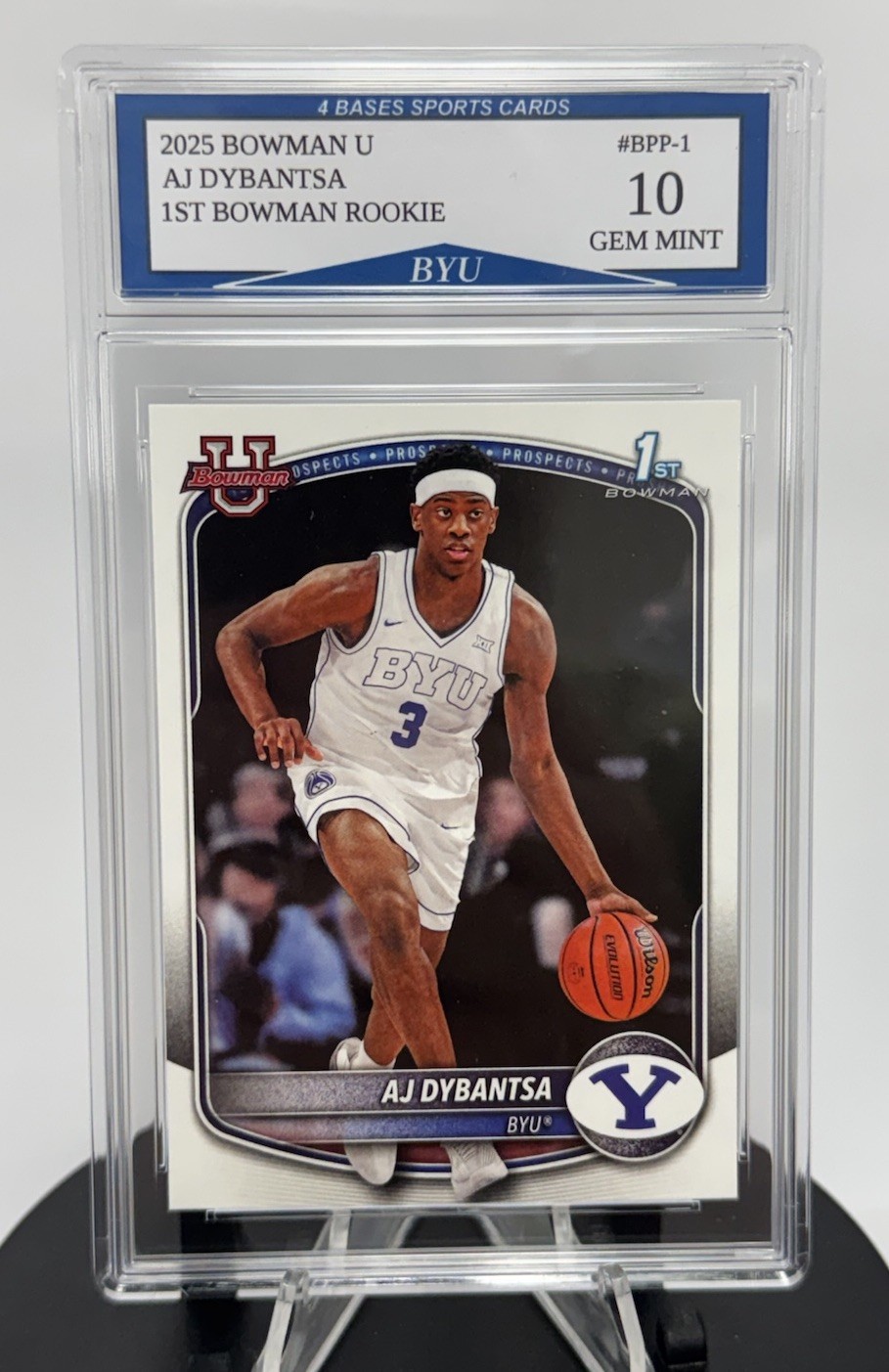 2026 Bowman U AJ Dybantsa 1st Bowman Rookie Card #DPP-1 Gem Mint 10