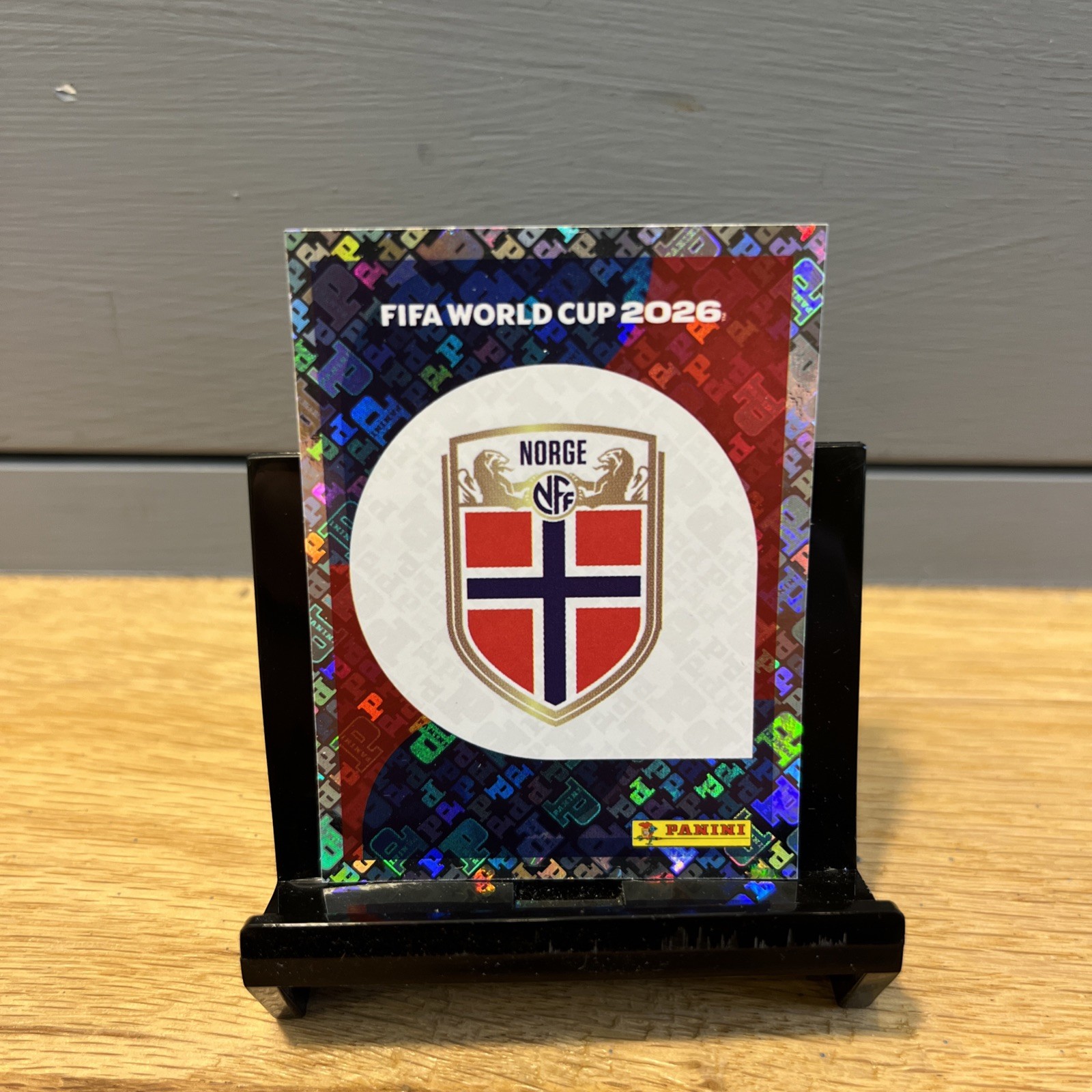Panini FIFA World Cup 2026 NOR 1 Norway Norge Club Badge/Logo Sticker