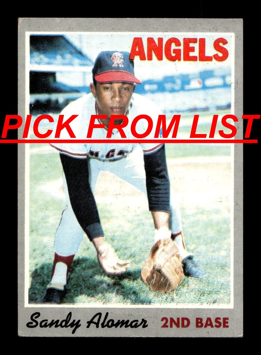 1970 Topps 2-476 VG-EX Pick From List All PICTURED