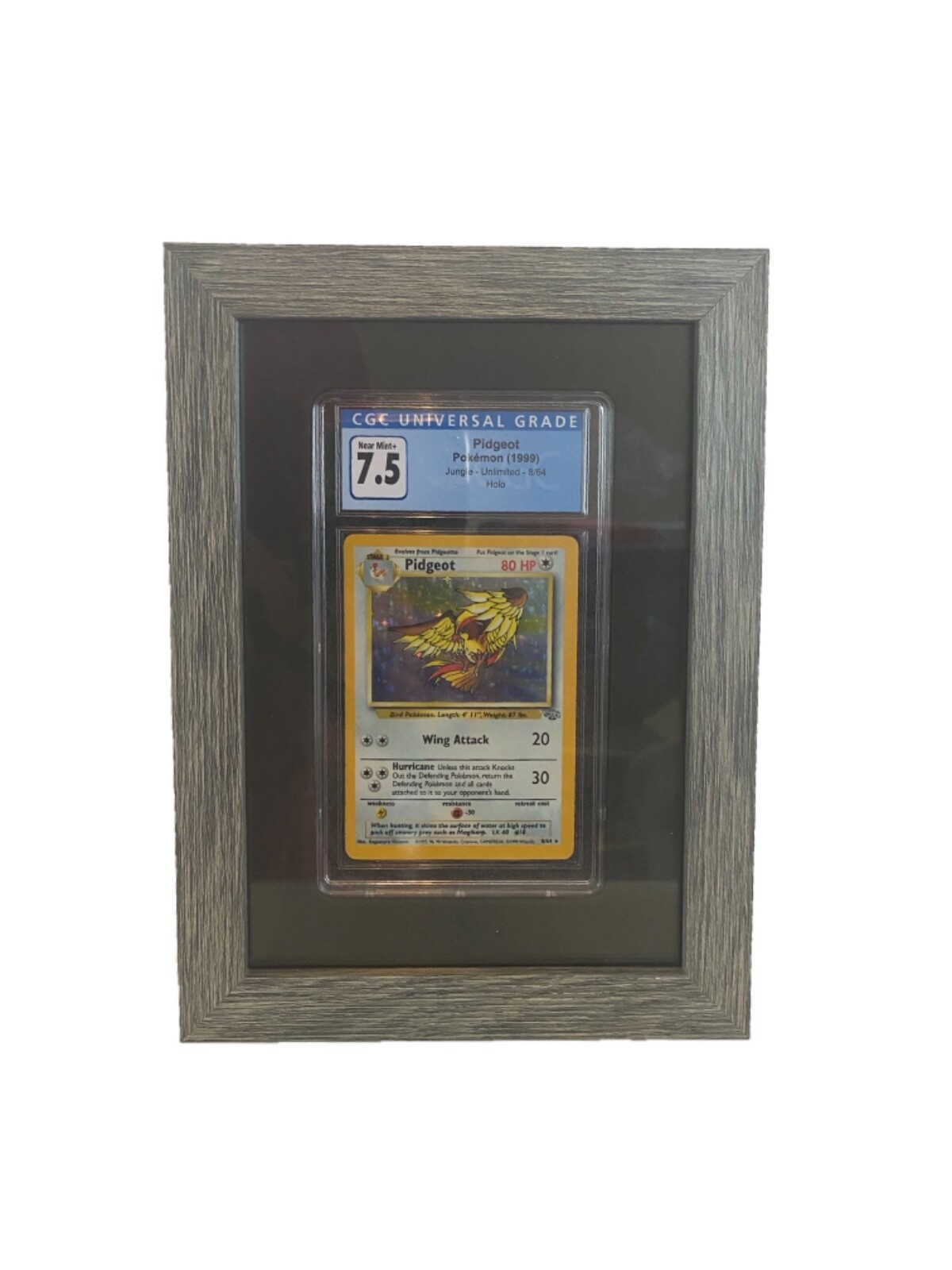 Single Graded Card Frame – Gray