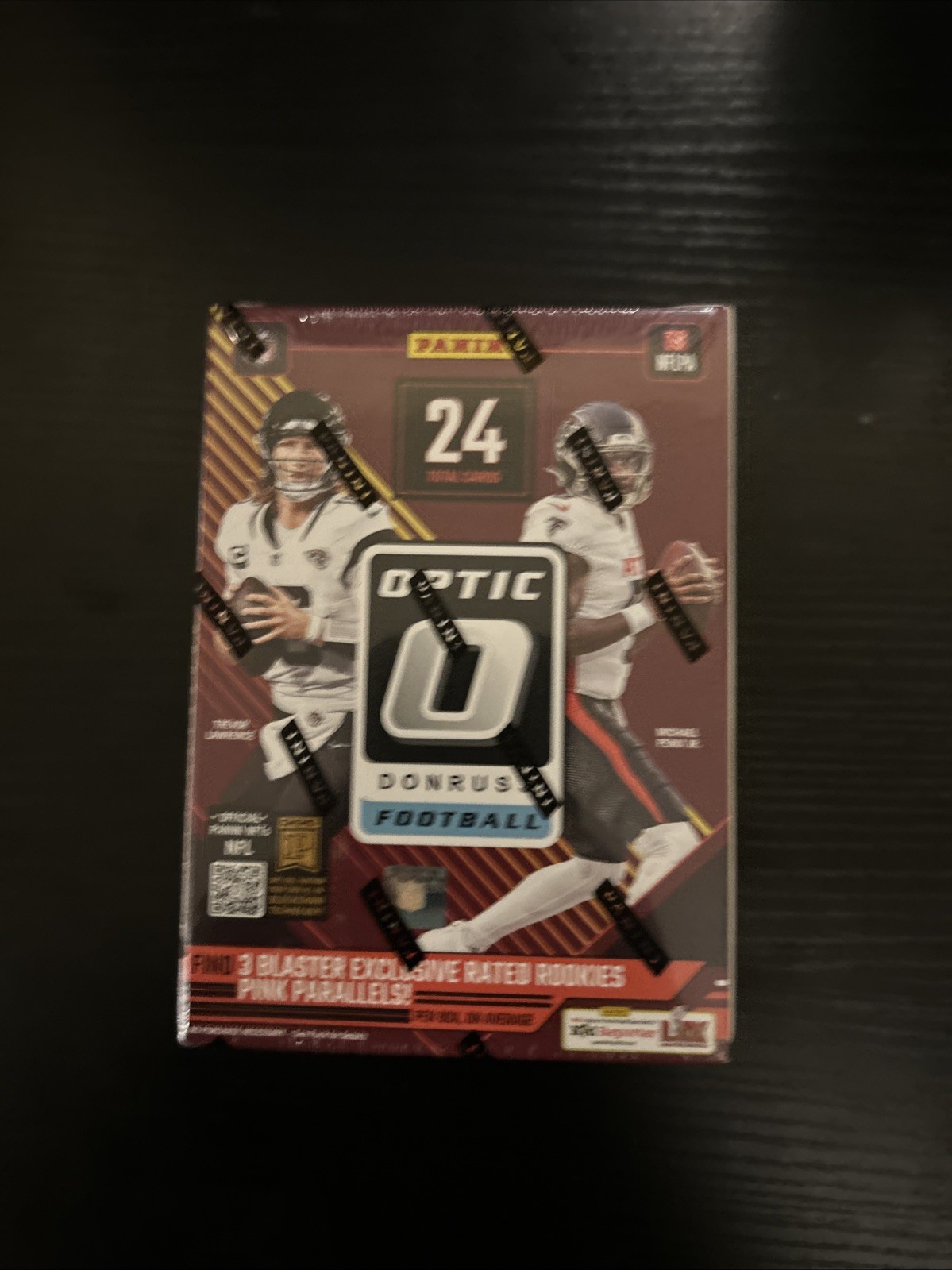 2024 Panini Donruss Optic NFL Football Trading Cards Blaster Box Sealed Pink