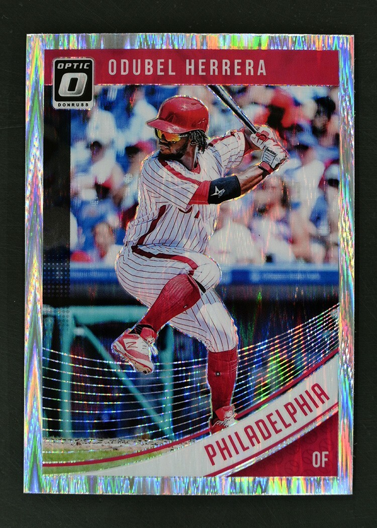 2018 Panini Donruss Optic #85 Odubel Herrera Shock Prizm Parallel