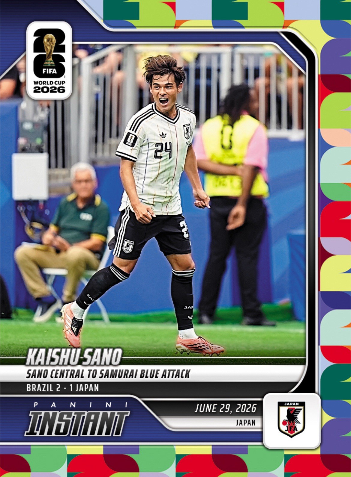 *PRESALE* 2026 Panini Instant FIFA World Cup Kaishu Sano #165 ~ Japan Multi 1/1