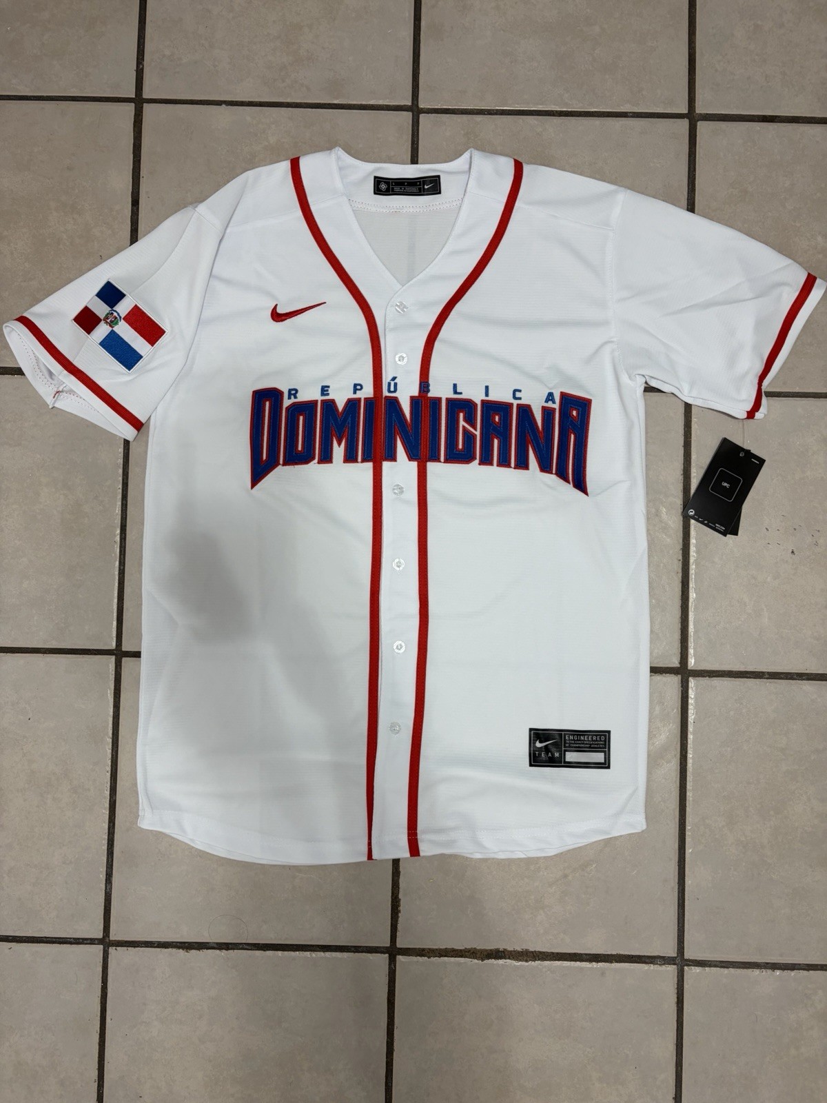 Republica Dominicana World Baseball Classic WBC 2026 White Stitched Jersey