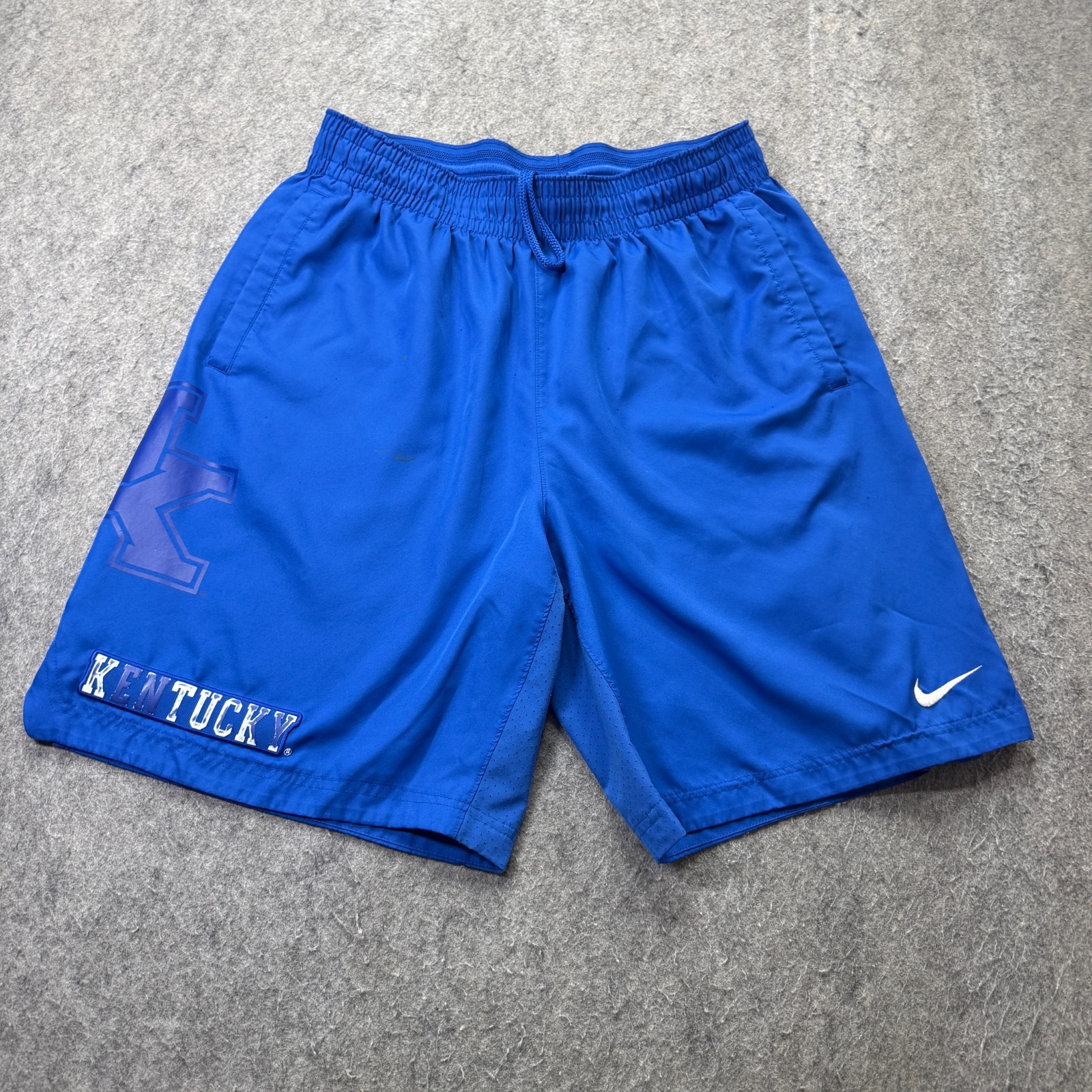 Kentucky Wildcats Nike Shorts Men XL Blue DRI-FIT Football Athletic 9″